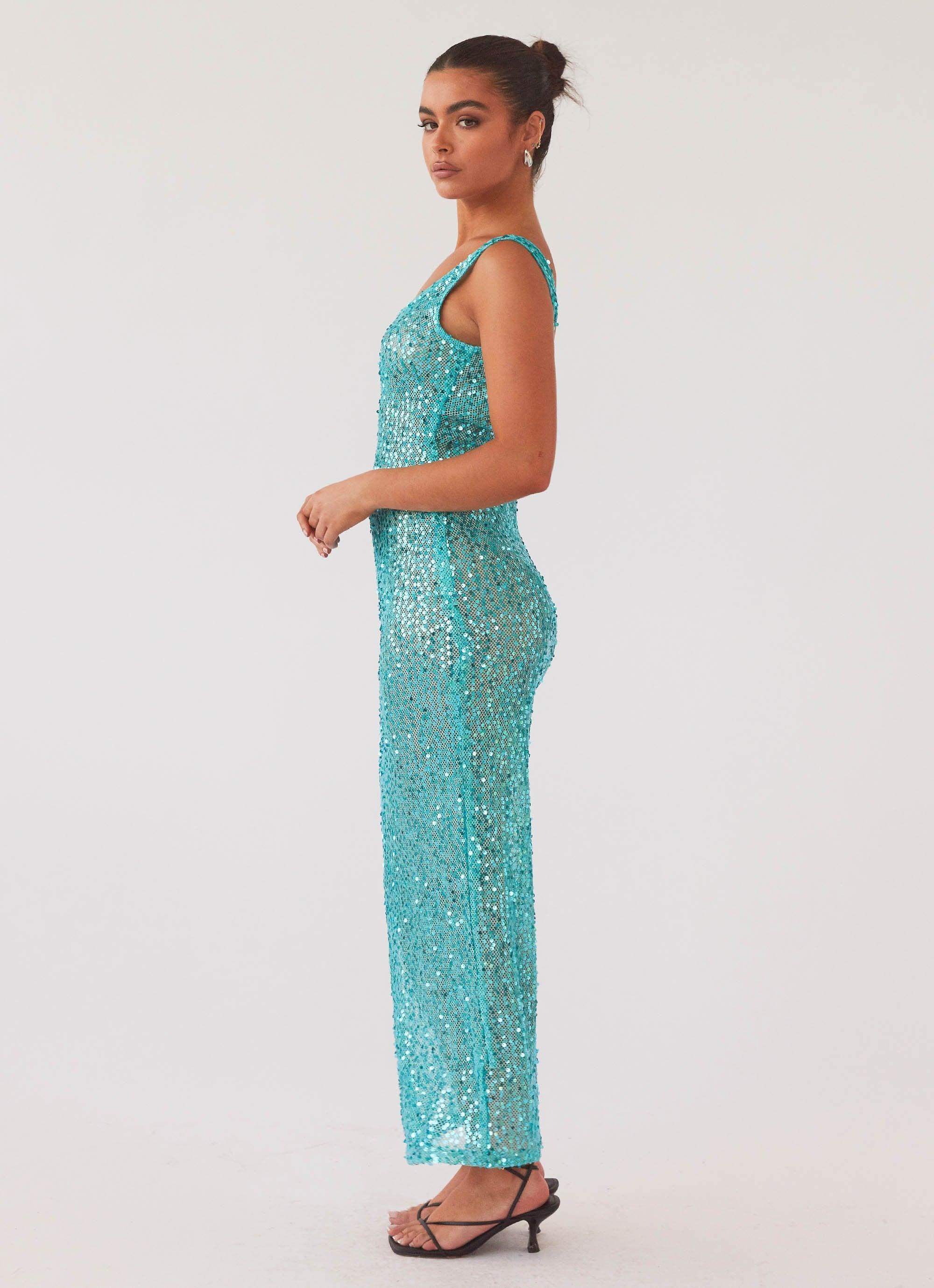 Sweet Essence Maxi Dress - Crystal Product Image