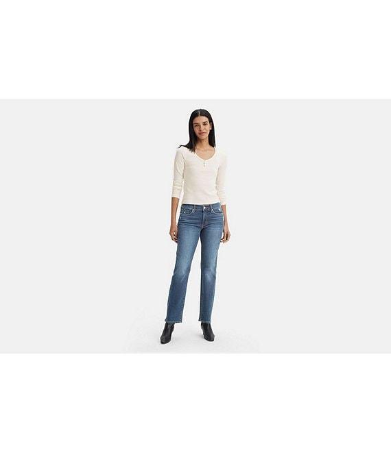 Levi's® Classic Mid Rise Straight Leg Jeans Product Image