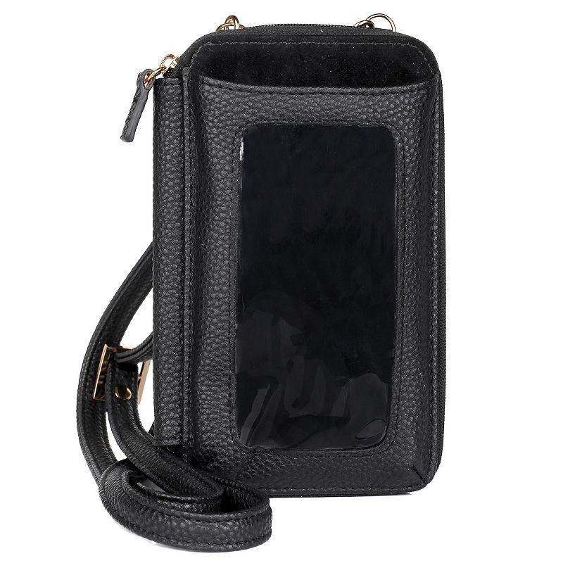 Julia Buxton Everywhere RFID-Blocking Cell Phone Crossbody Bag, Green Product Image