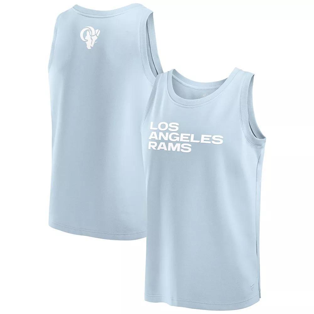 Men's Fanatics Light Blue Los Angeles Rams Elements Tank Top, Size: 4XL Product Image