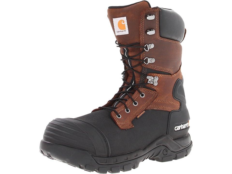 Carhartt CMC1259 10 Pac Safety Toe Boot Oil Tanned Leather) Men's Work Boots Product Image