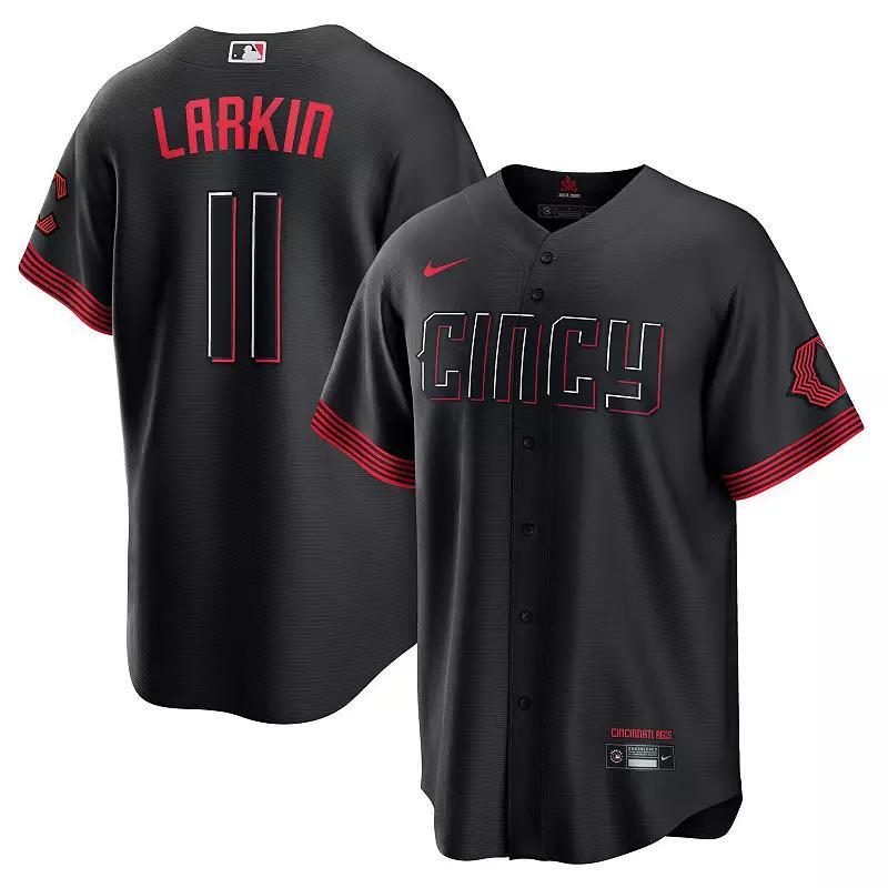 Nike Men's MLB Cincinnati Reds City Connect (Barry Larkin) Replica Baseball Jersey Product Image