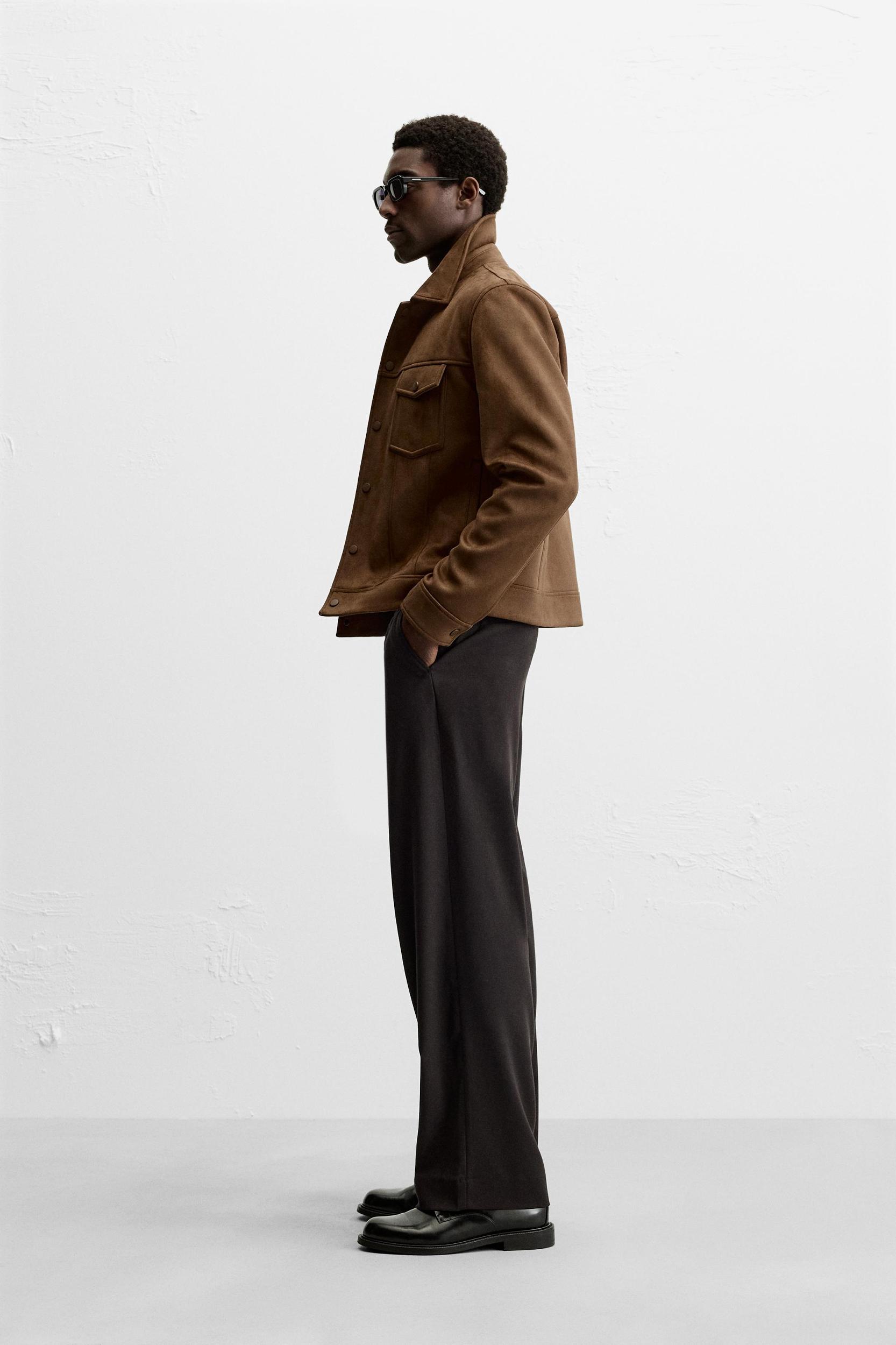 FAUX SUEDE JACKET Product Image