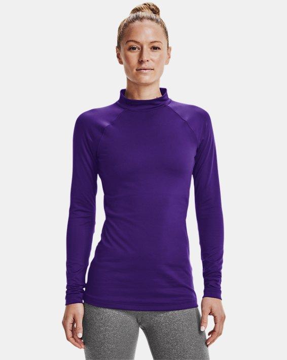 Womens ColdGear Mock Neck Long Sleeve Product Image