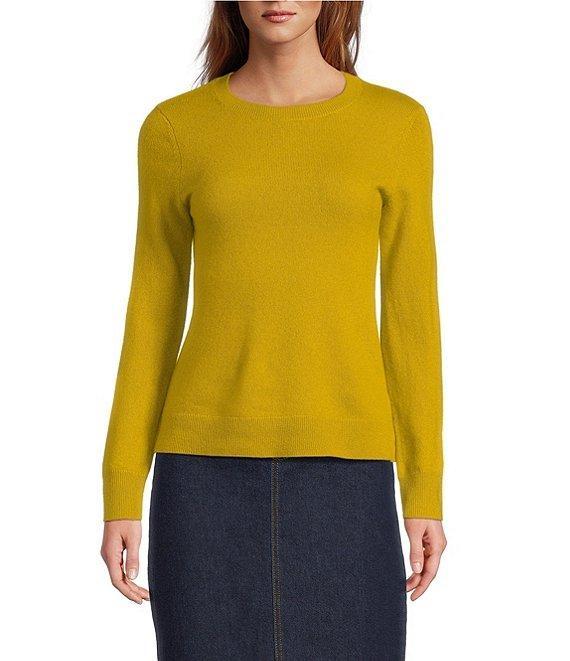 Antonio Melani Luxury Collection Cameron Cashmere Crew Neck Long Sleeve Knit Sweater Product Image