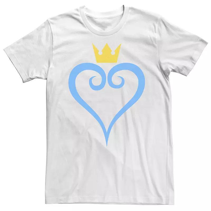 Men's Kingdom Hearts Heart And Crown Logo Tee,  Product Image