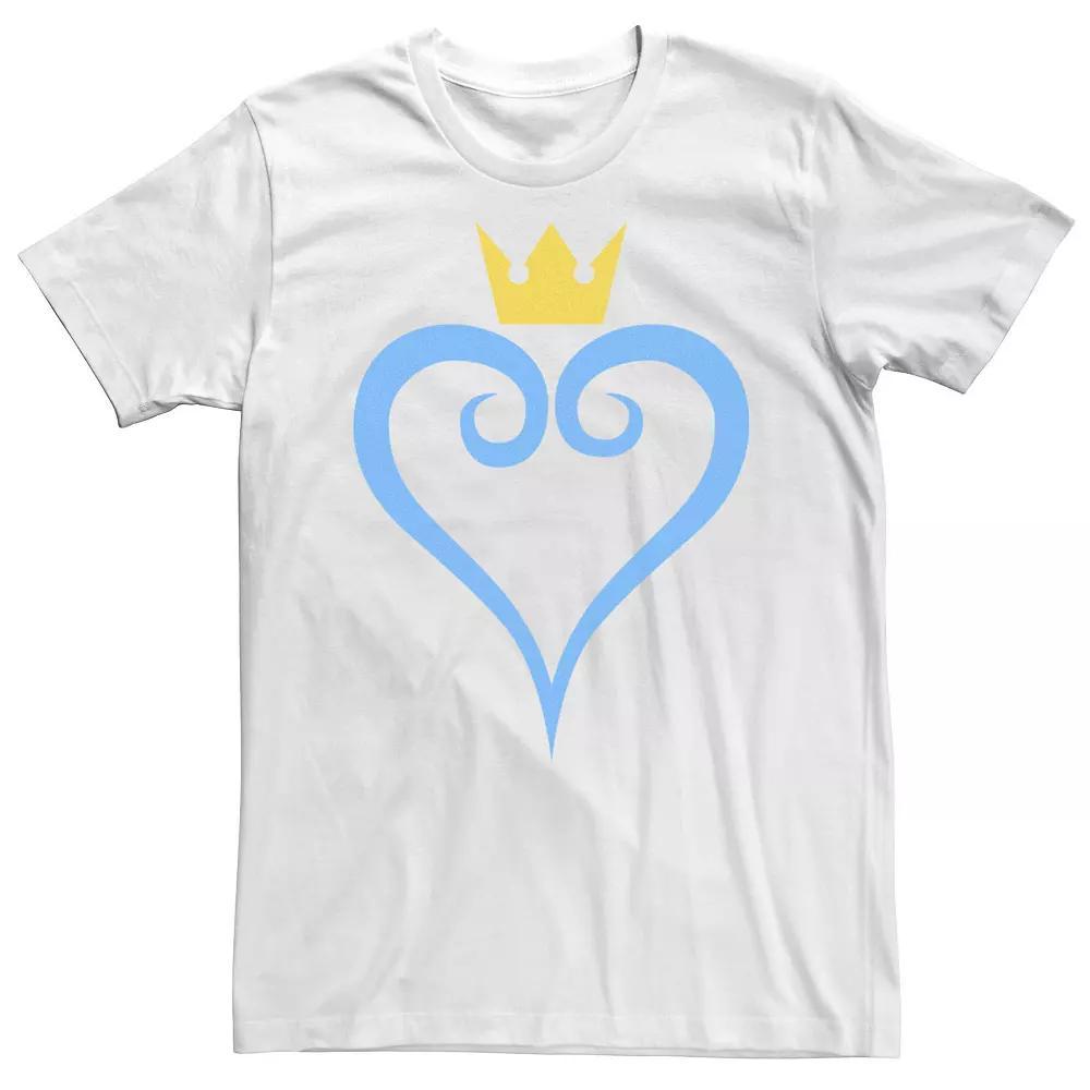 Men's Kingdom Hearts Heart And Crown Logo Tee,  Product Image