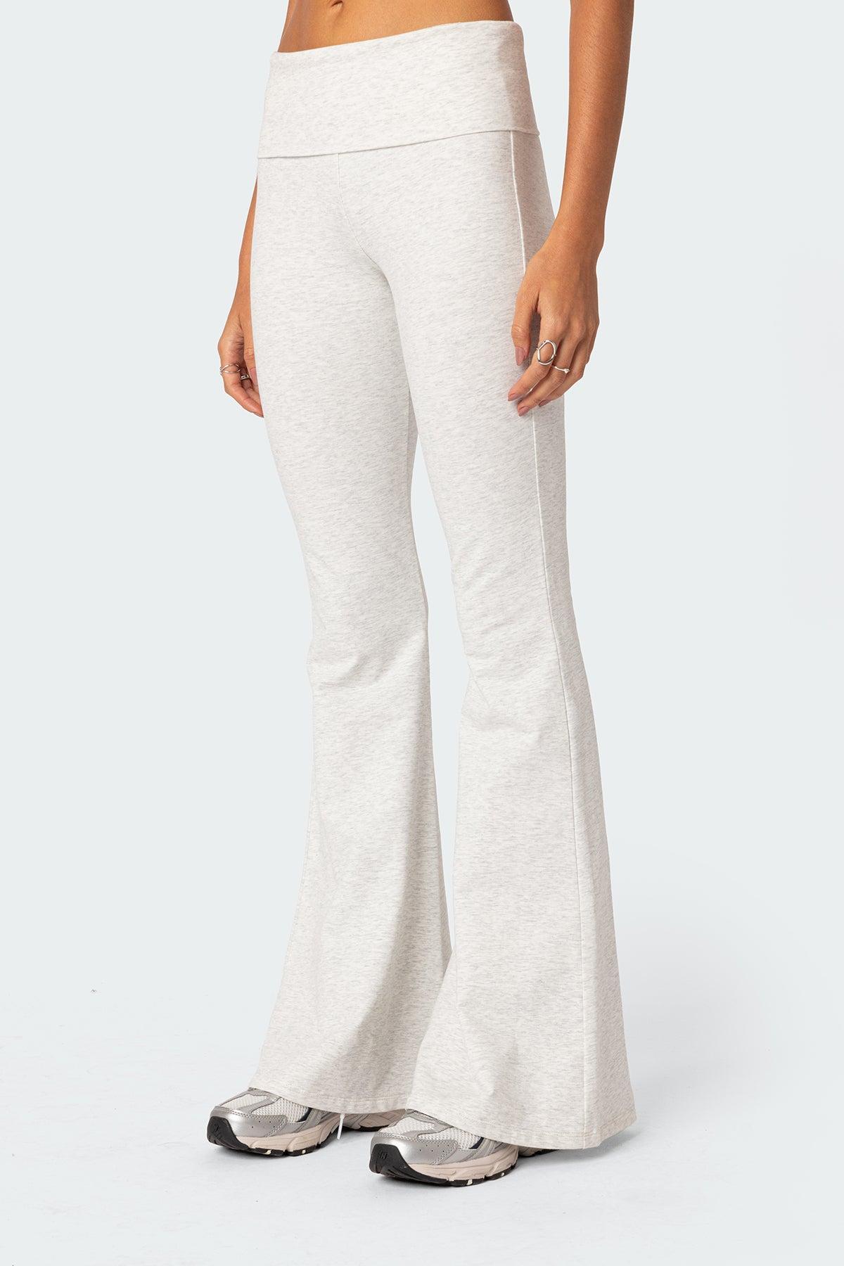 Naomi Fold Over Flared Leggings Product Image
