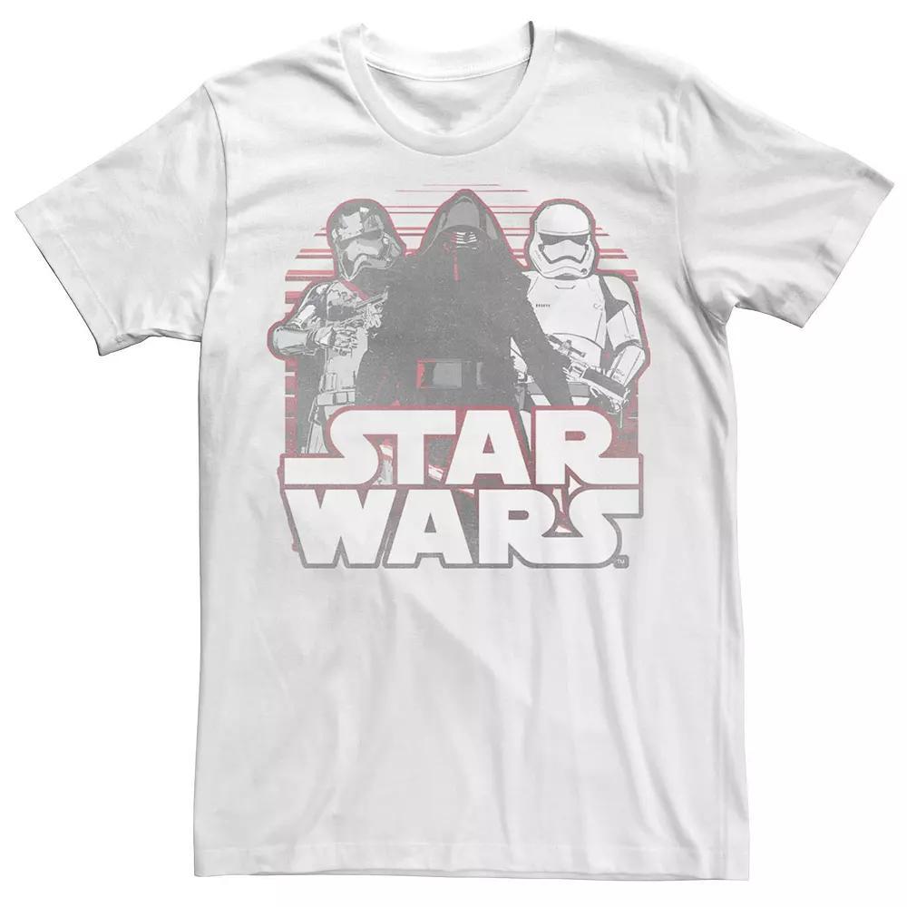 Men's Star Wars Kylo Ren & Captain Phasma Tee, Size: Medium, White Product Image