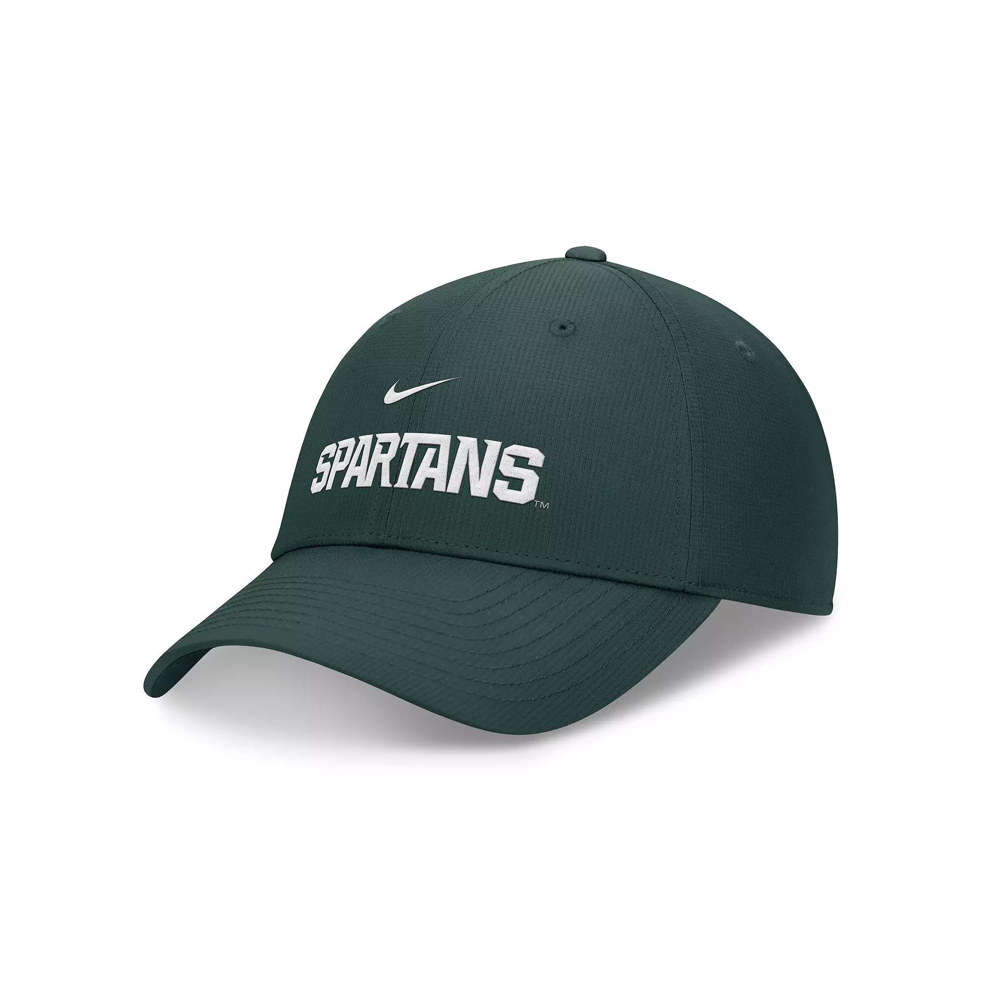 Men's Nike Green Michigan State Spartans 2024/25 On-Field Club Performance Adjustable Hat,  Product Image