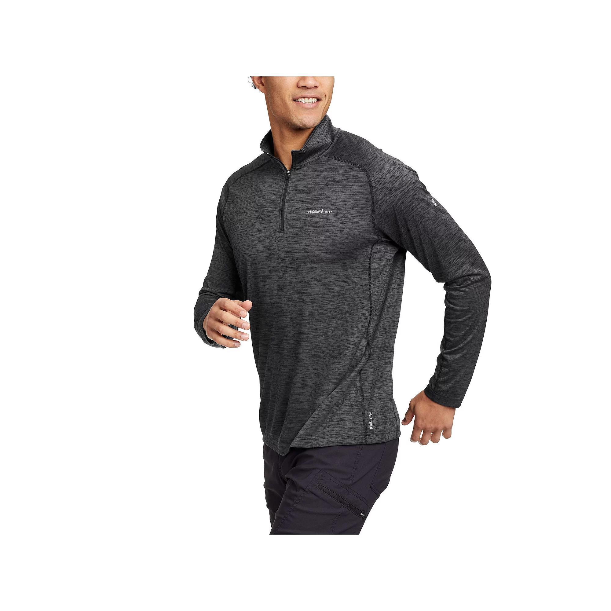 Men's Eddie Bauer Resolution Quarter-Zip Top, Size: XXL, Black Product Image