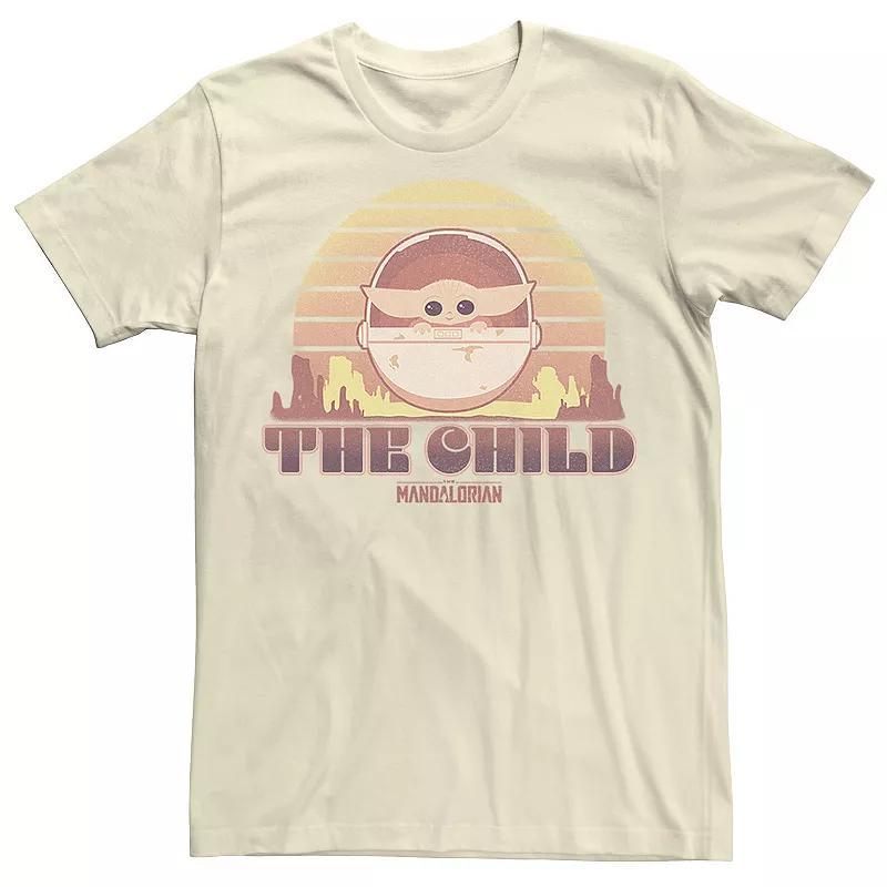 Men's Star Wars The Mandalorian The Child Retro Line Portrait Tee,  Product Image