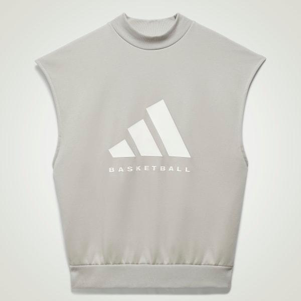 adidas Basketball Sleeveless Sweatshirt Product Image