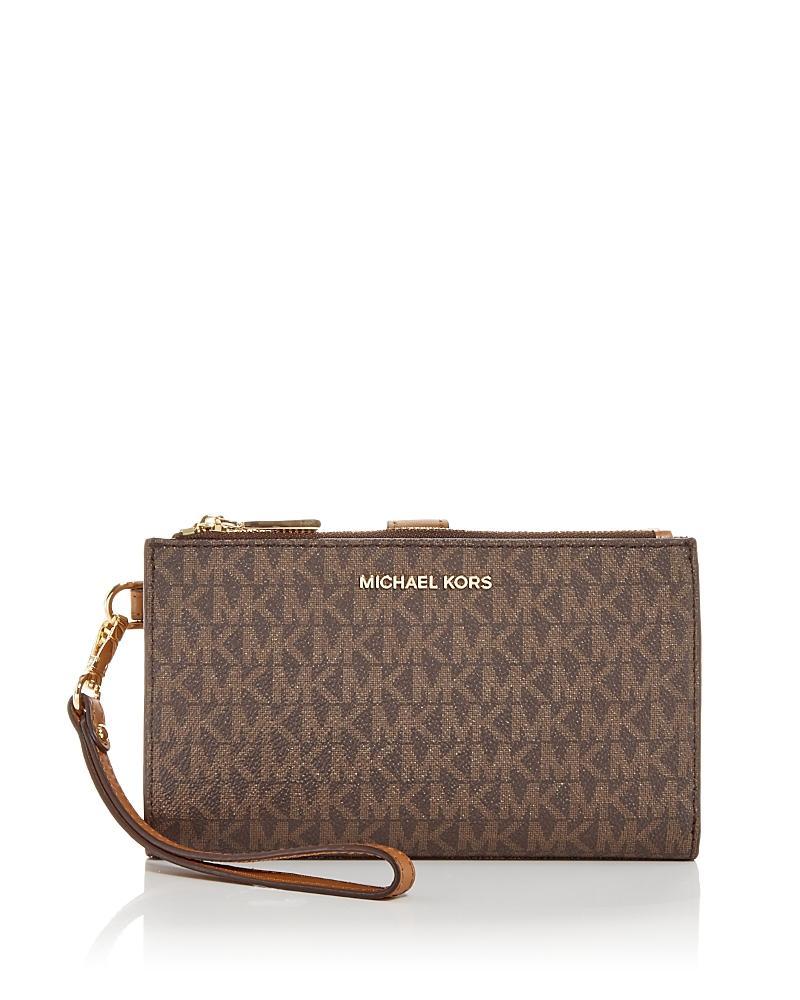 Michael Kors Signature Logo Jet Set Double Zip Wristlet Product Image