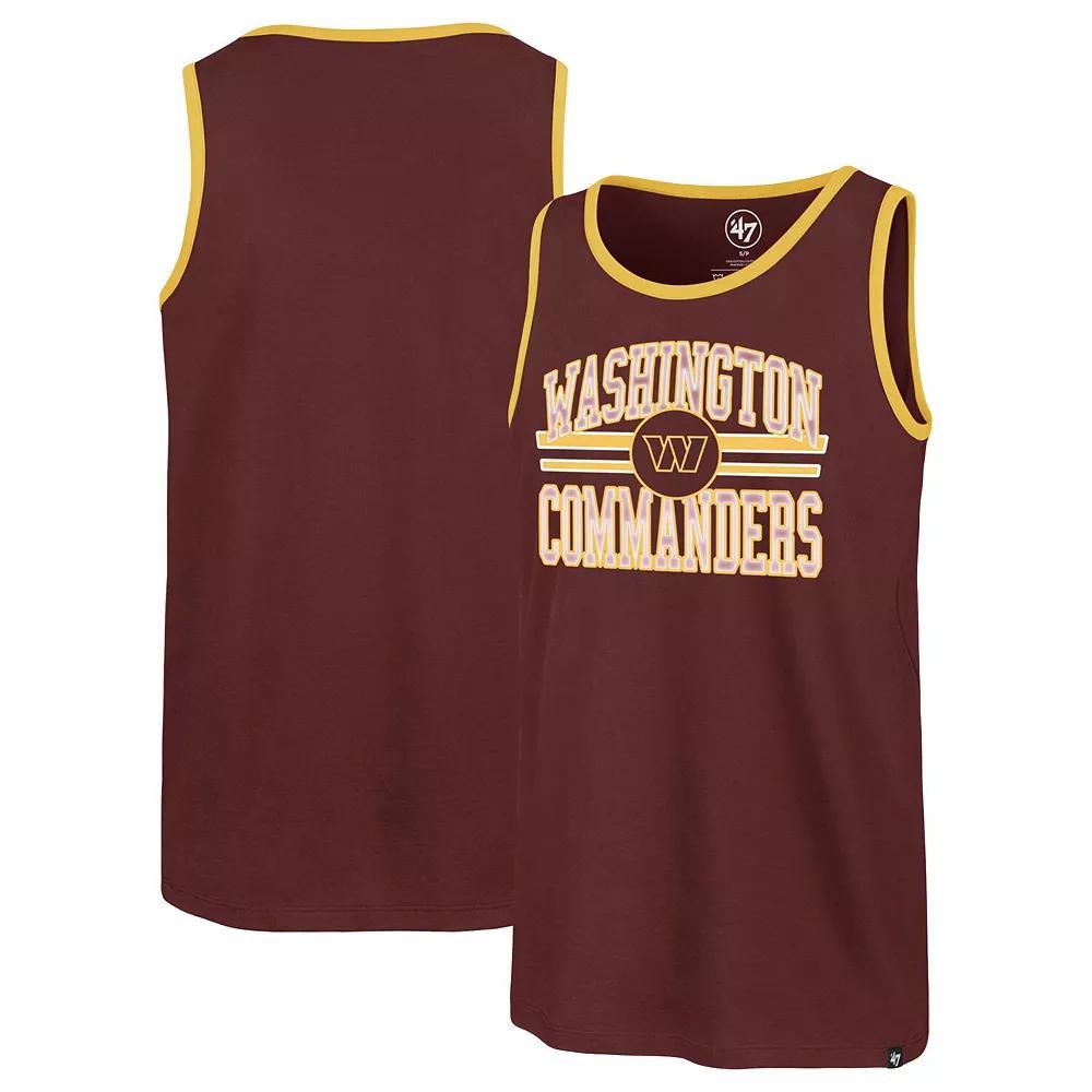 Men's '47 Burgundy Washington Commanders Winger Franklin Tank Top, Size: Large, Wft Med Re Product Image