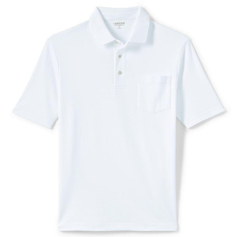 Mens Lands End Super Soft Supima Pocket Polo Product Image