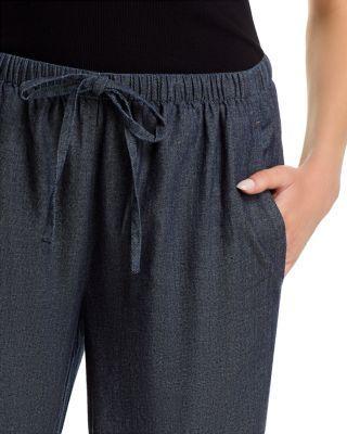 Drawstring Tapered Ankle Pants Product Image