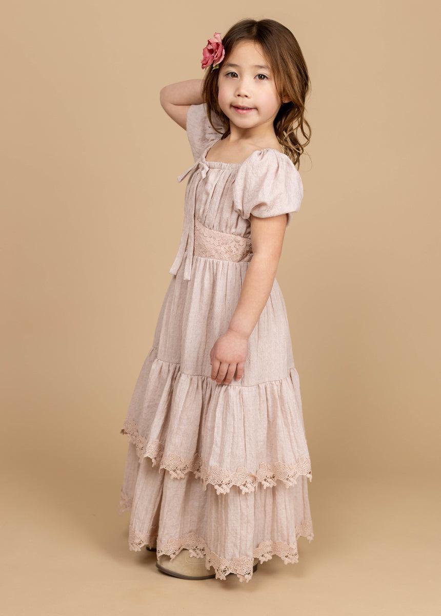 Casidy Dress in Shell Girls Product Image