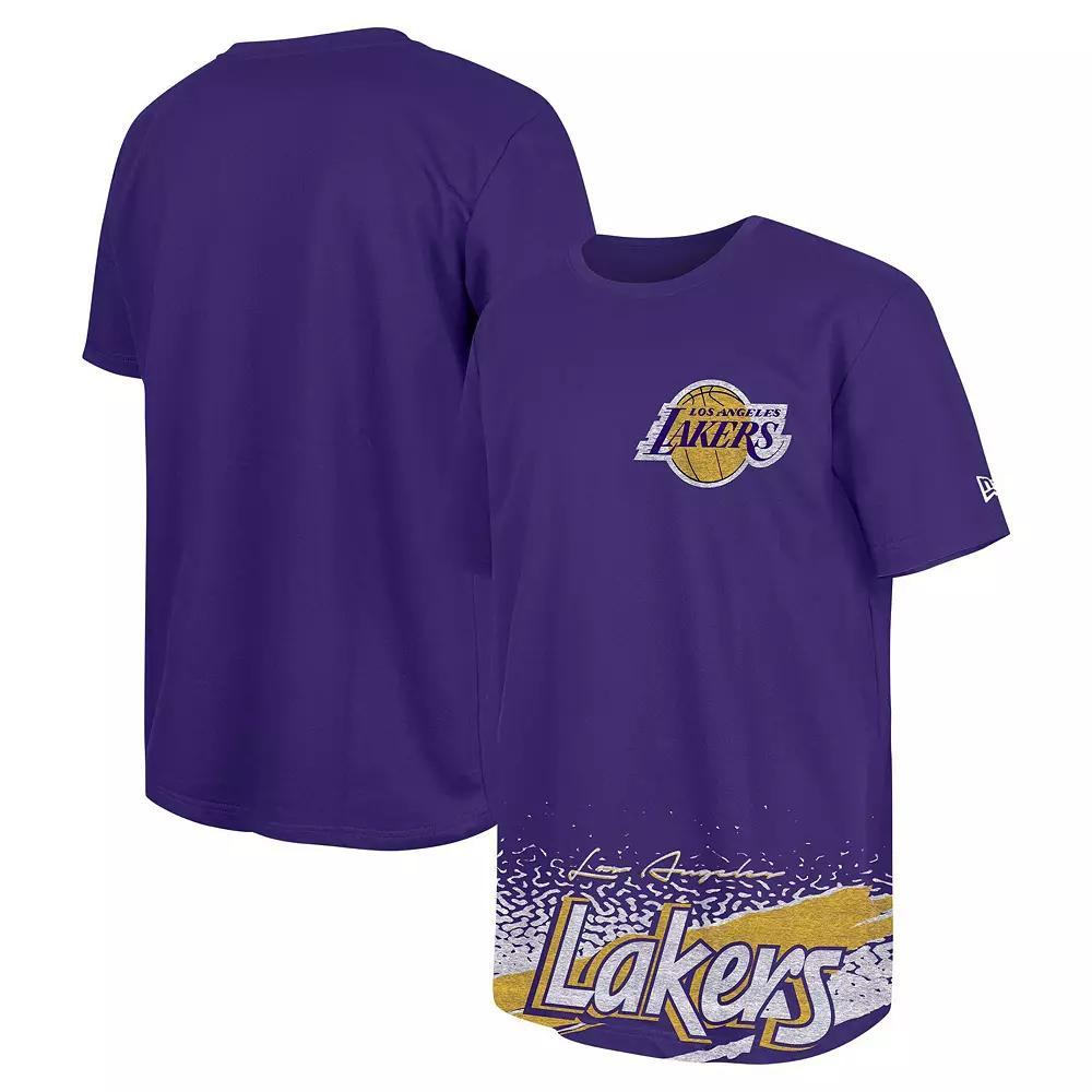 Men's New Era Purple Los Angeles Lakers Sport Classic T-Shirt,  Product Image