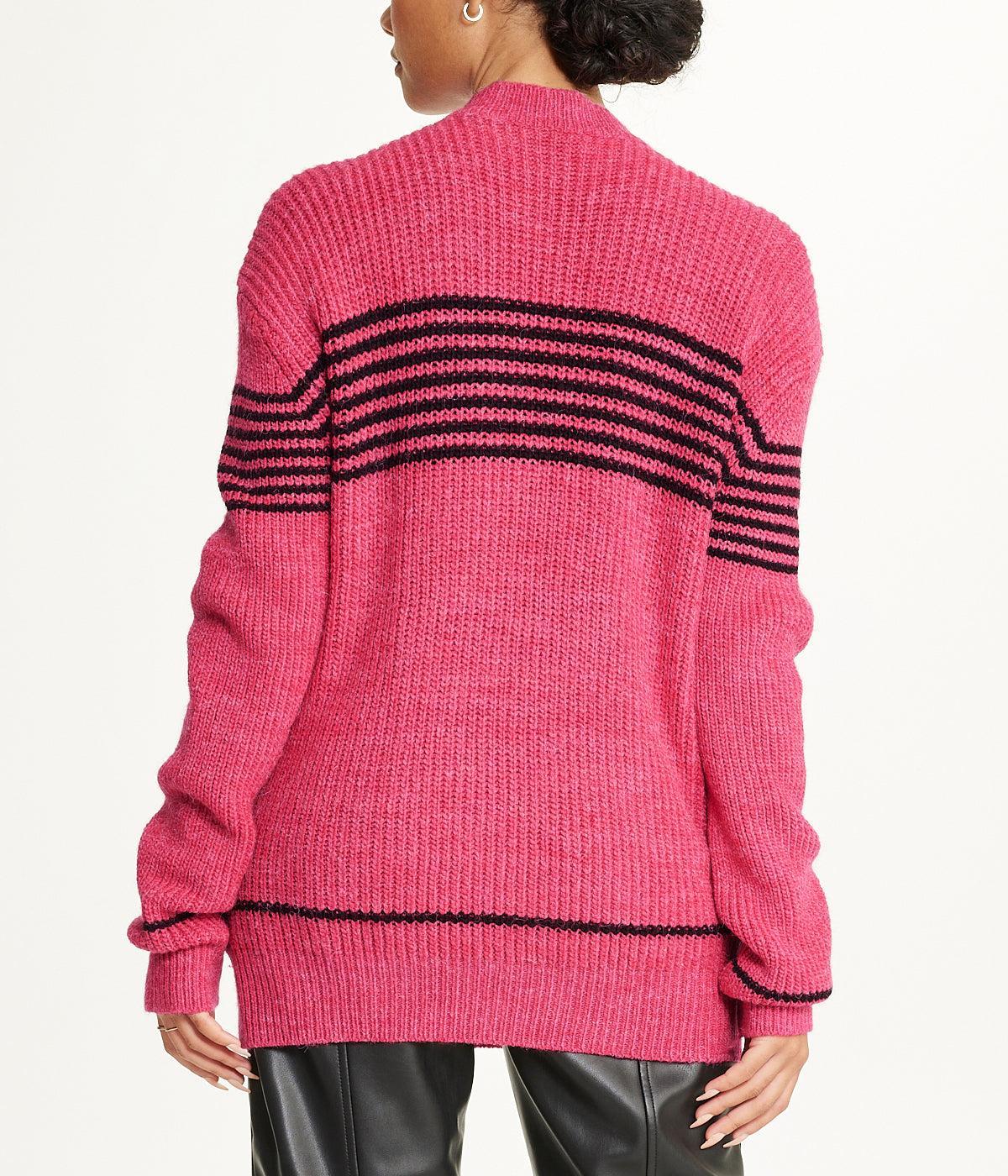 Striped Tunic Sweater Product Image