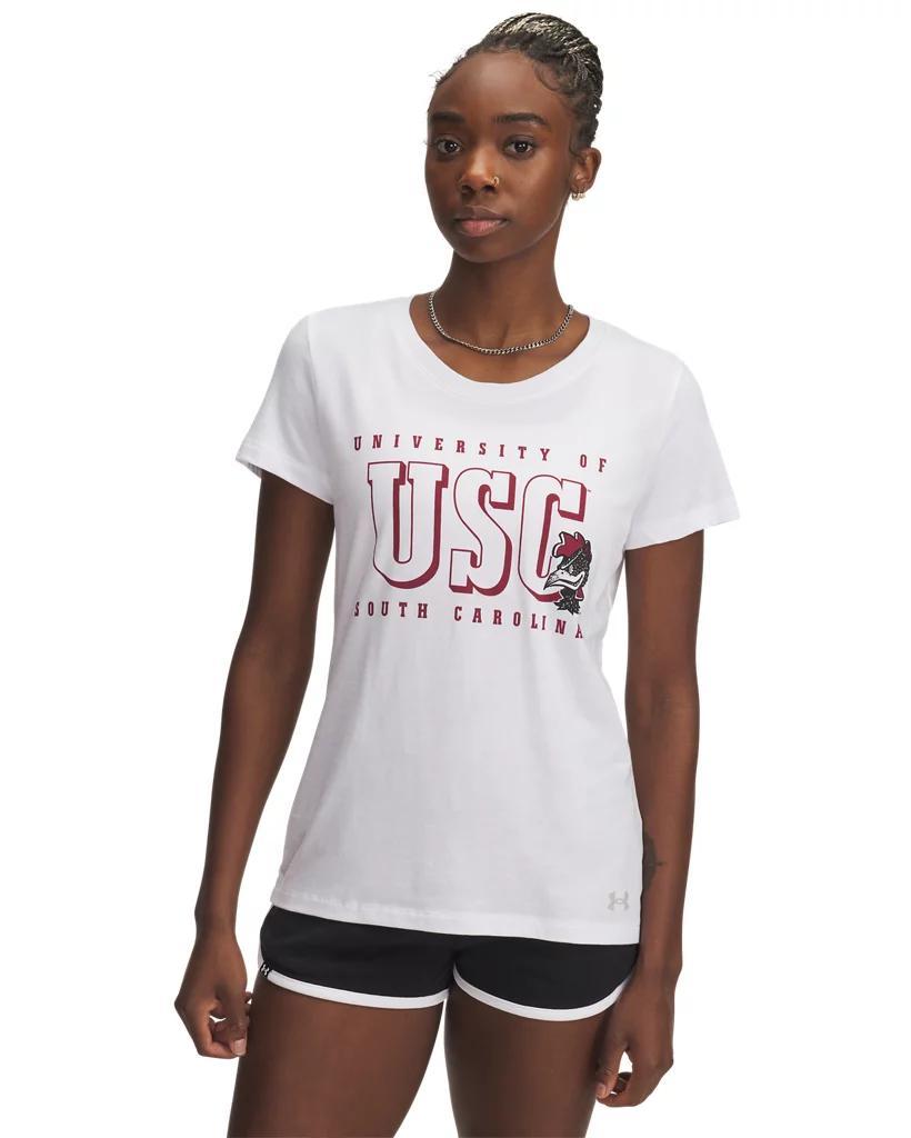 Women's UA Performance Cotton Collegiate T-Shirt Product Image