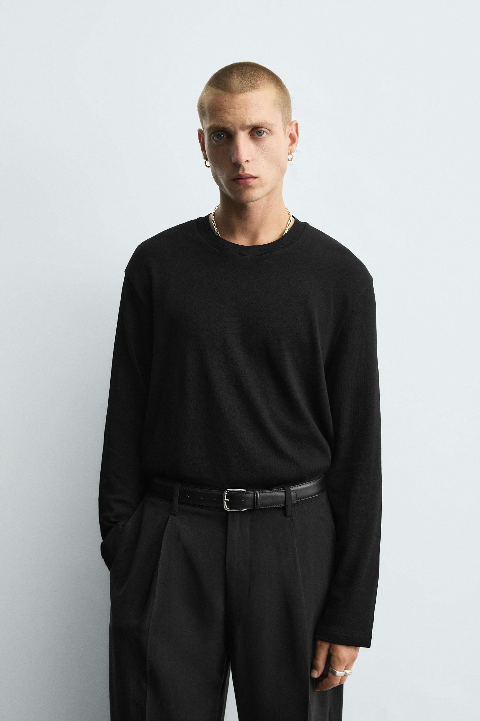 WASHED COTTON SWEATER Product Image