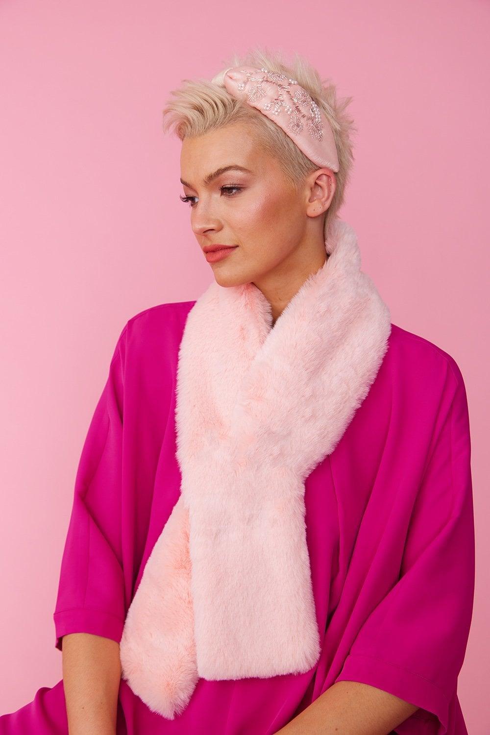 Faux Fur Scarf- 2 colors Product Image