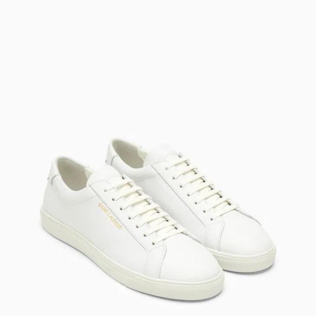 SAINT LAURENT Andy White Leather Trainer Product Image