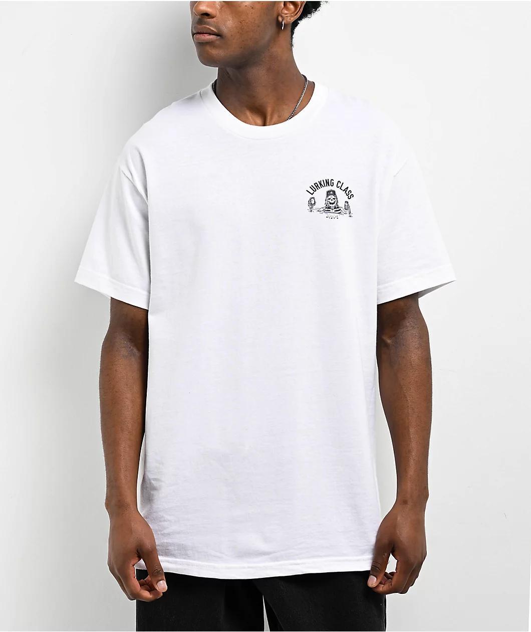 Lurking Class by Sketchy Tank Living The Dream White T-Shirt Product Image