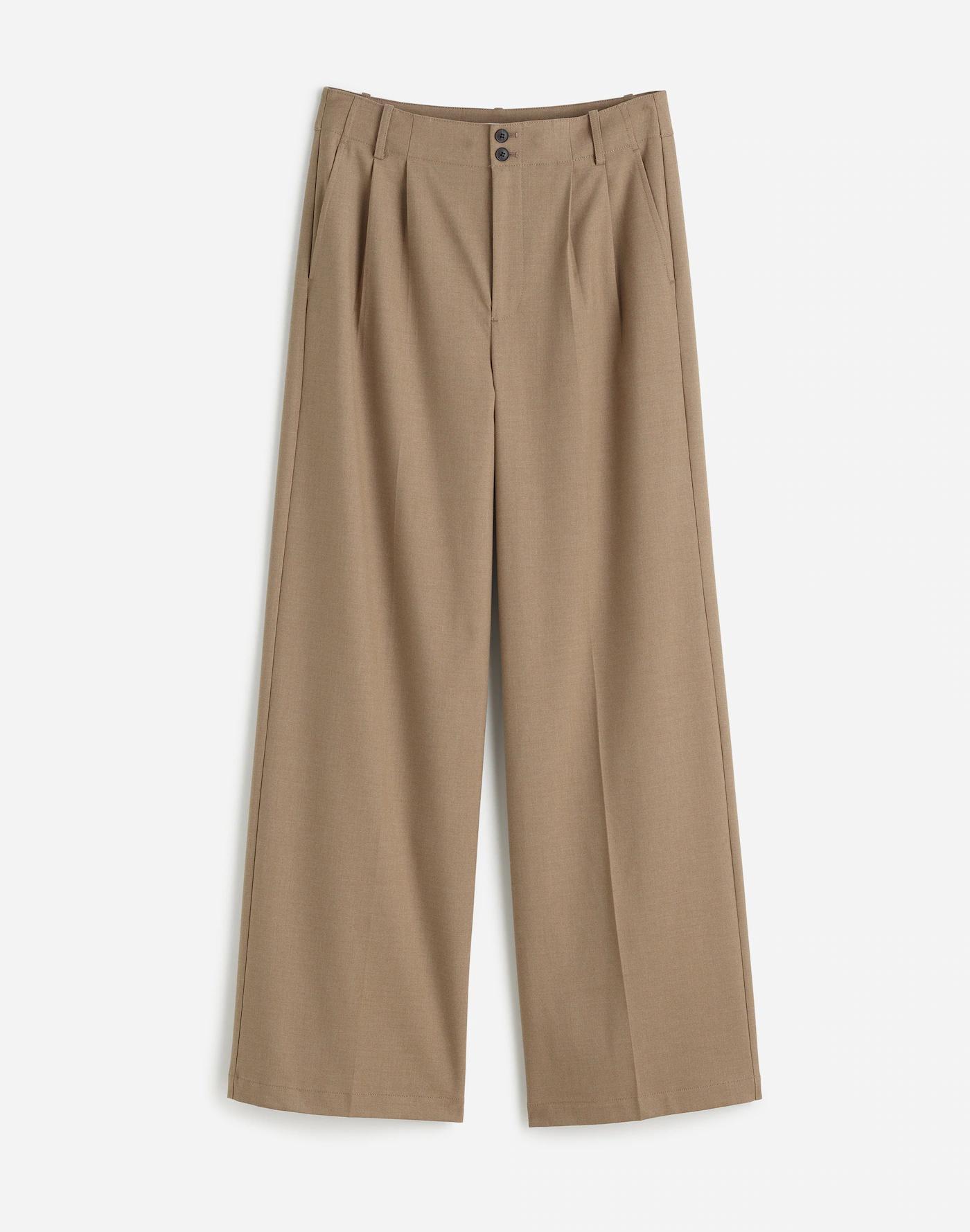 The Tall Harlow Wide-Leg Trouser in Brushed Twill Product Image