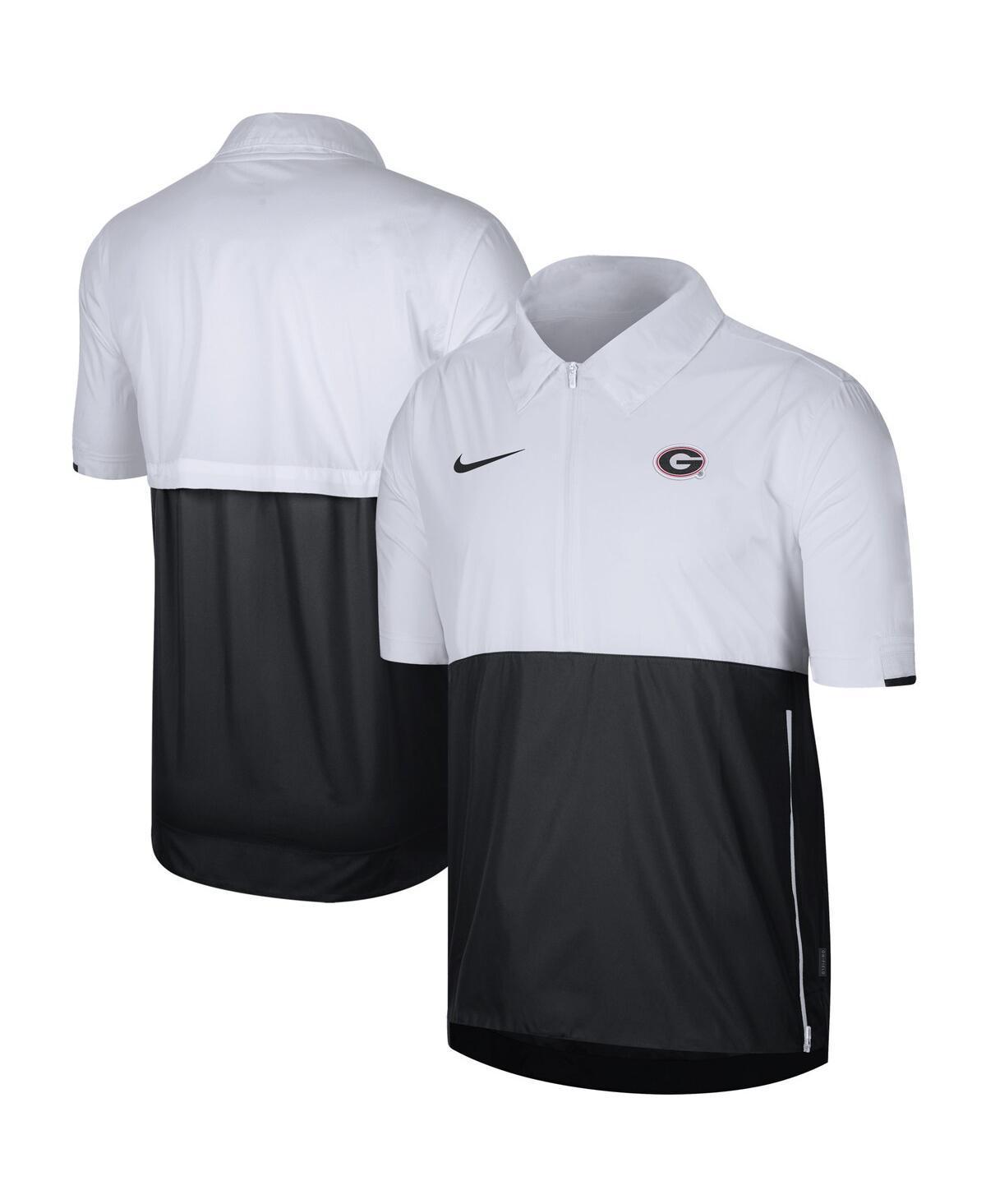 Mens Nike Georgia Bulldogs Coaches Half-Zip Pullover Jacket Product Image