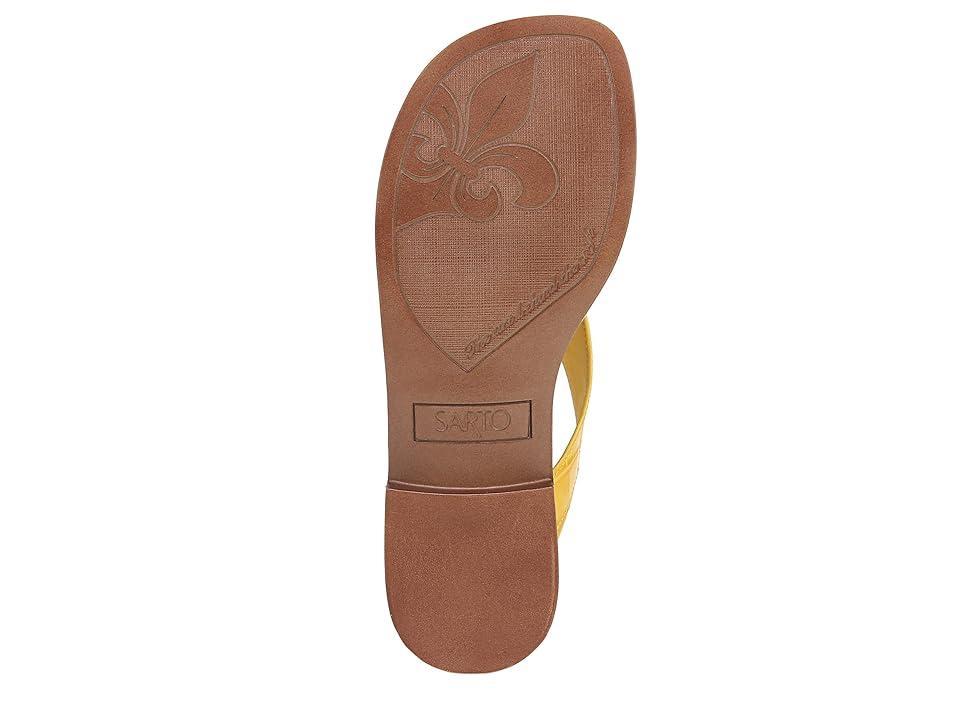 Franco Sarto Iris Ankle Strap Thong Sandals Croc Print Leather) Women's Sandals Product Image