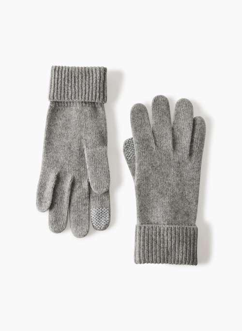 cashmere cuffed tech gloves Product Image