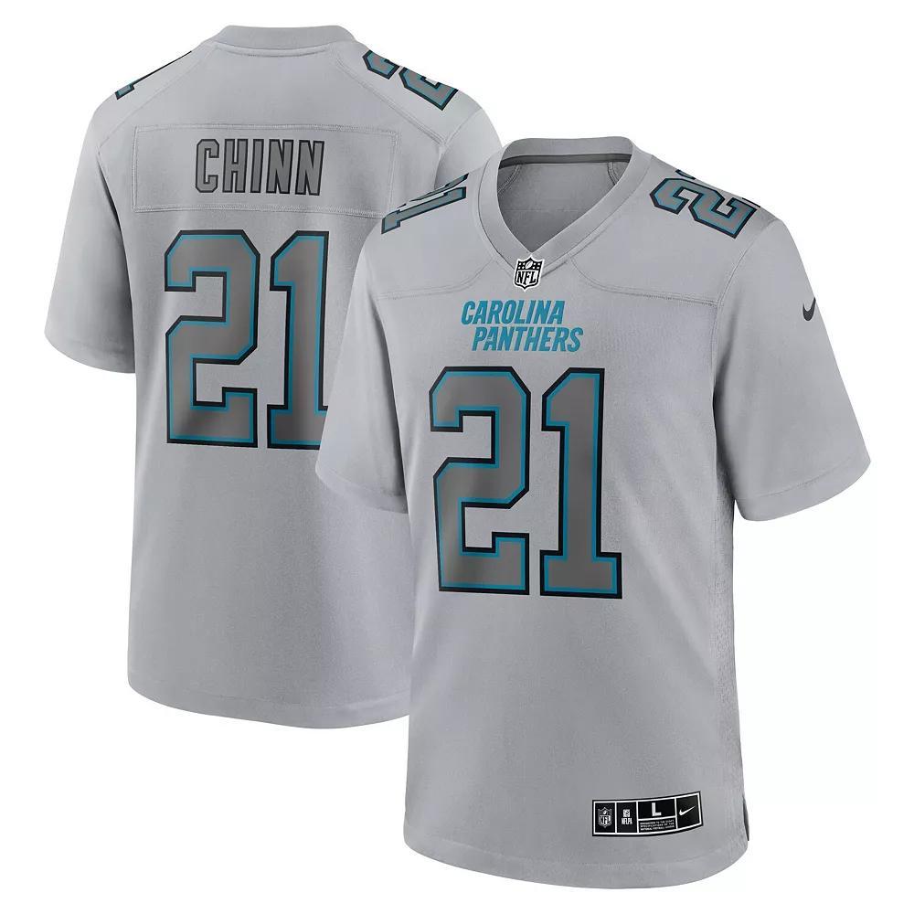 Men's Nike Jeremy Chinn Gray Carolina Panthers Atmosphere Fashion Game Jersey, Size: 3XL, Grey Product Image
