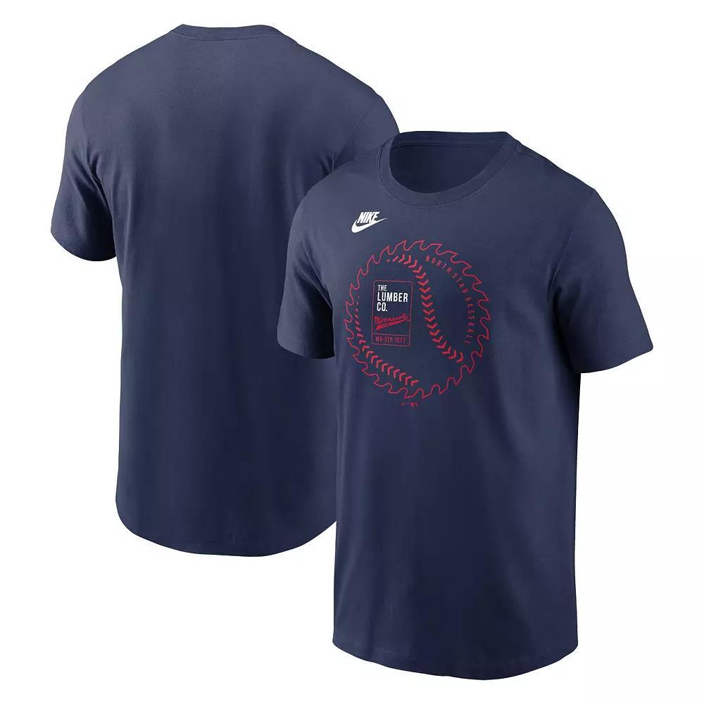 Mens Nike Minnesota Twins Local Home Town T-Shirt Blue Product Image