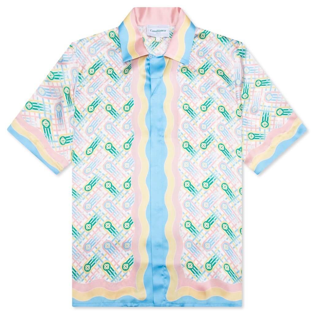 Cuban Collar S/S Shirt - Ping Pong Print Male Product Image