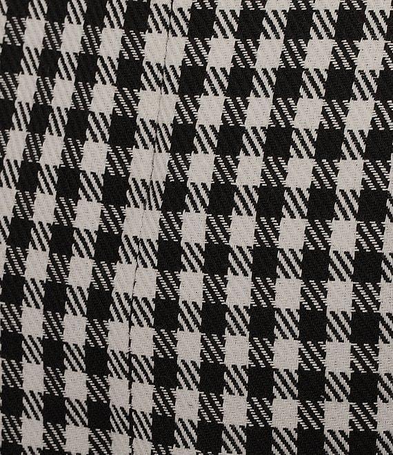 tyler boe Coordinating Tommy Check Pattern Notch Lapel Long Sleeve Button Front Blazer Product Image