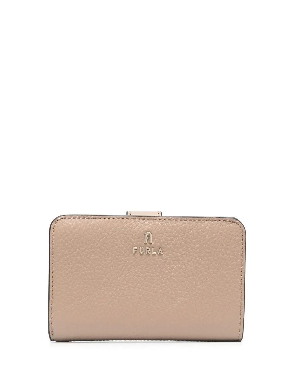 FURLA Greice Leather Wallet In Nude Product Image