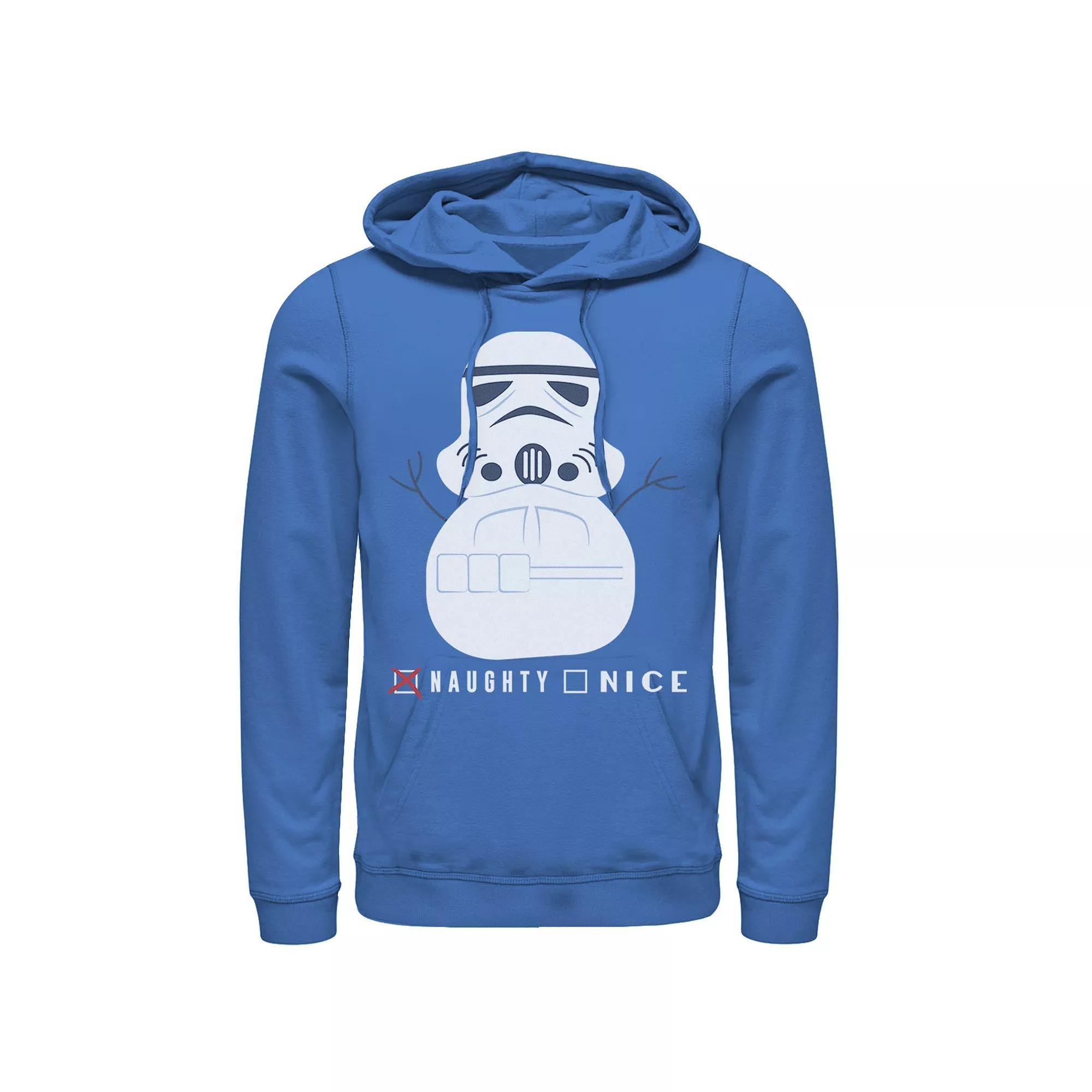 Men's Star Wars Stormtroop Naughty or Nice Hoodie,  Product Image