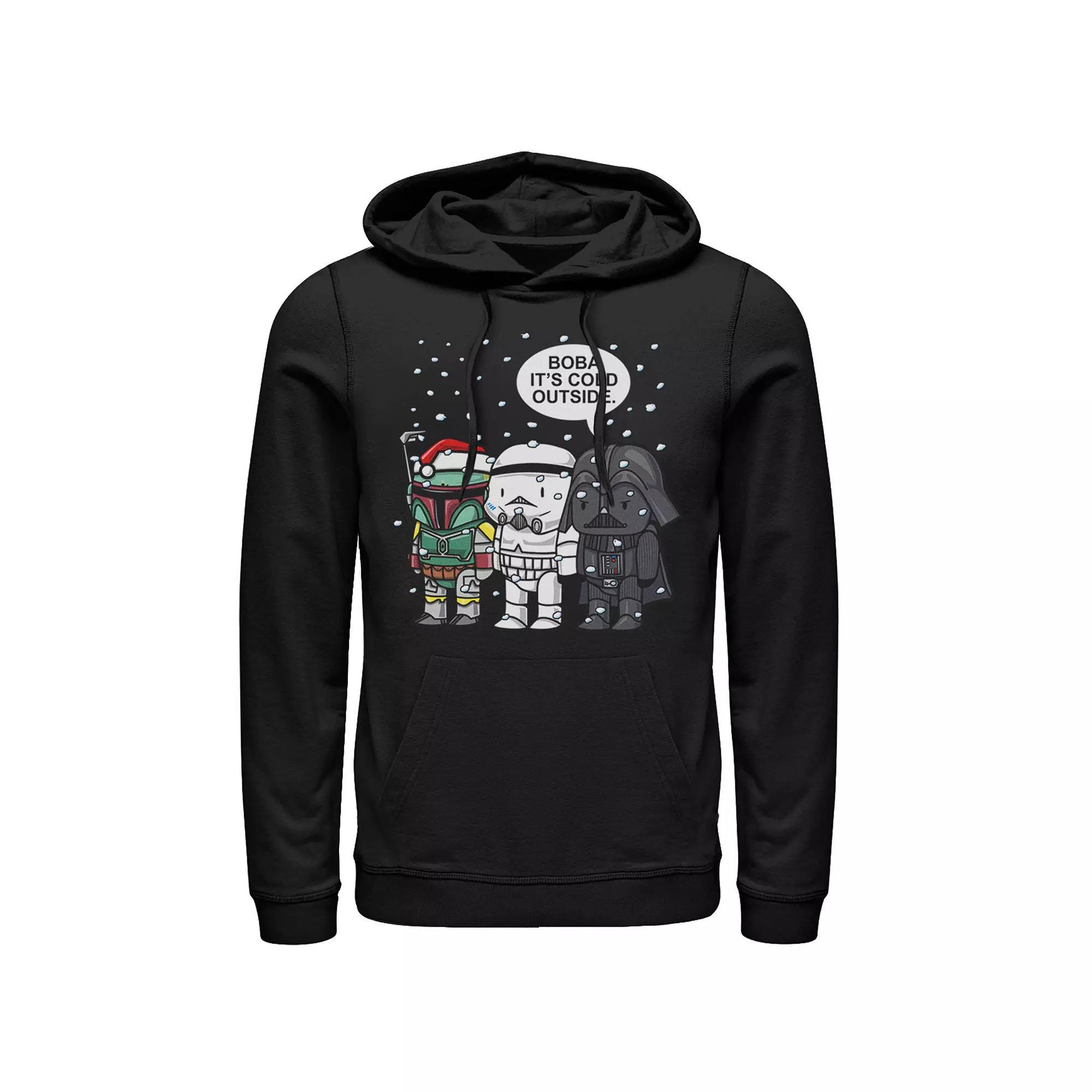 Men's Star Wars Boba It's Cold Outside Chibi Style Hoodie,  Product Image