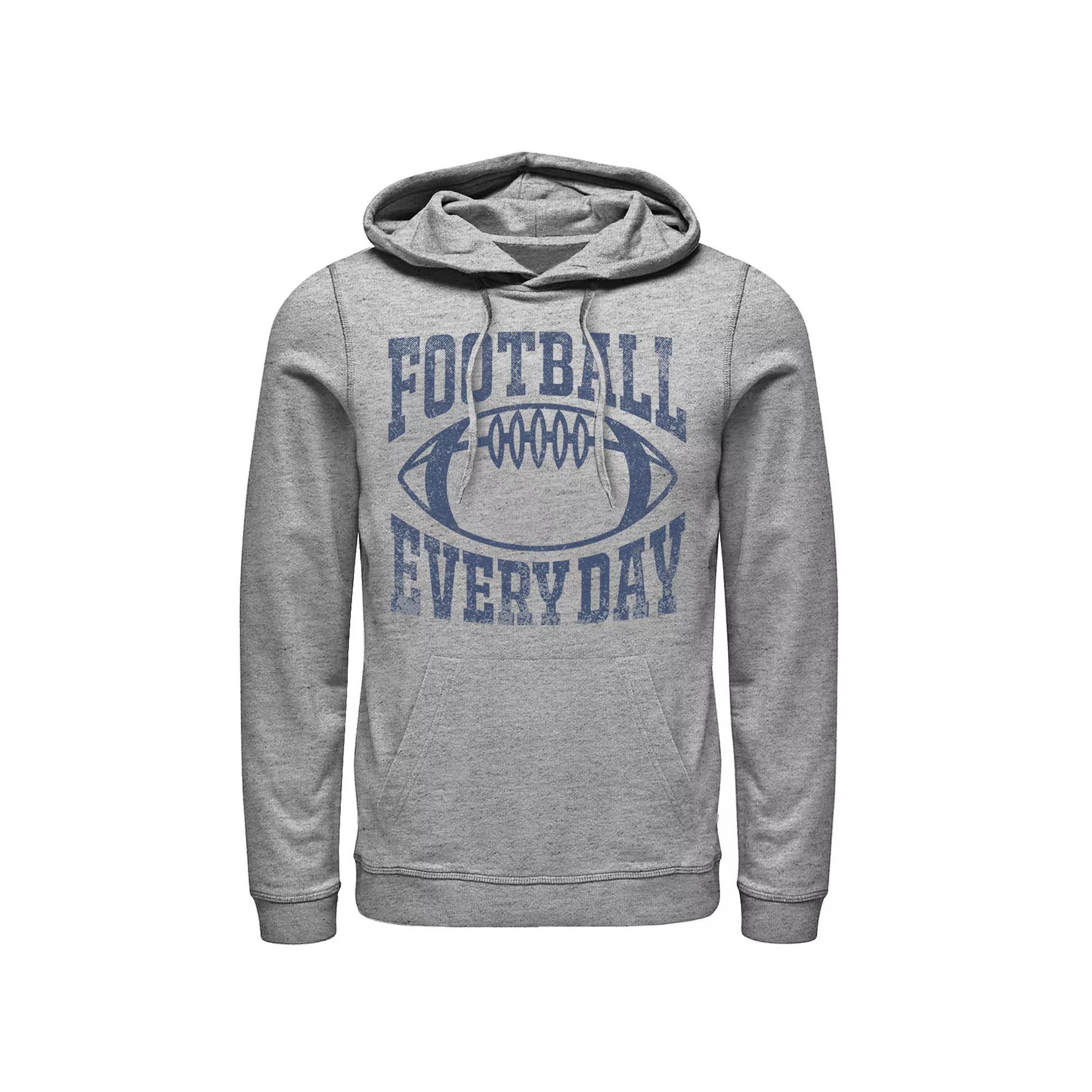 Men's Football Every Day Vintage Collegiate Navy Graphic Pullover Graphic Hoodie,  Product Image