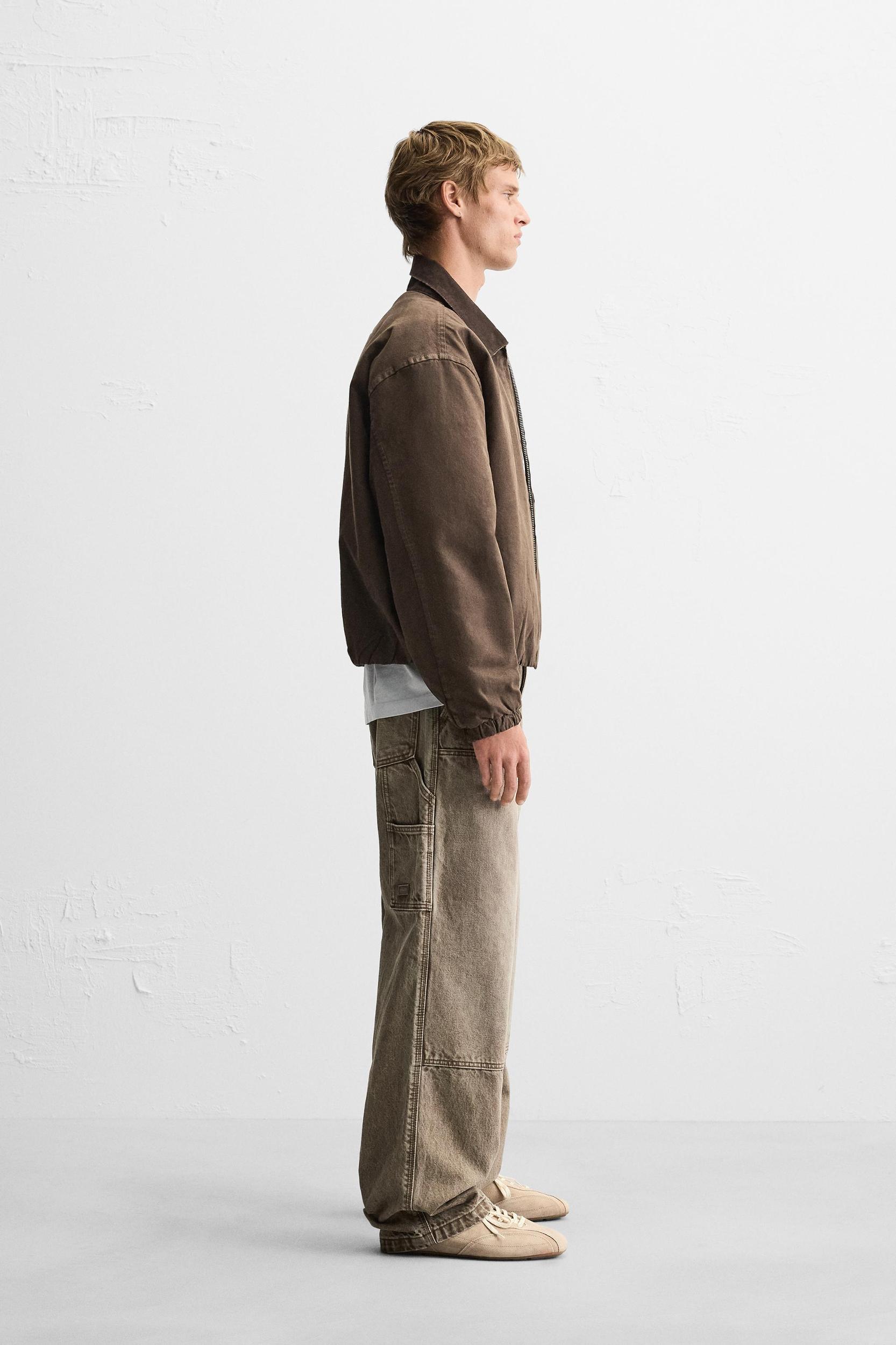 WASHED CARPENTER POCKET PANTS Product Image