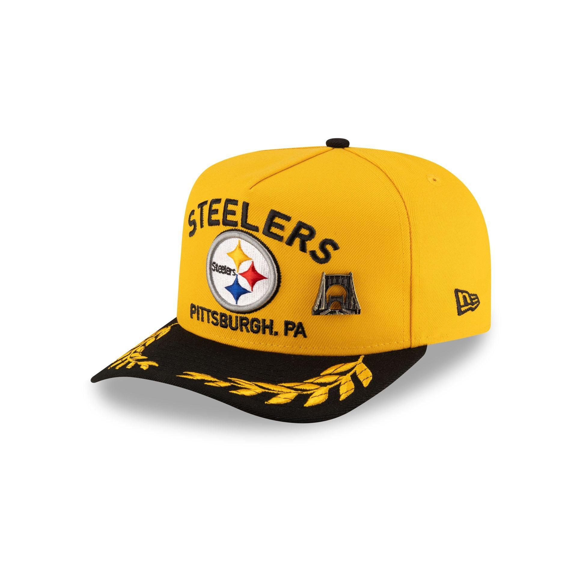 Pittsburgh Steelers 2025 Draft Black 59FIFTY A-Frame Fitted Hat Male Product Image