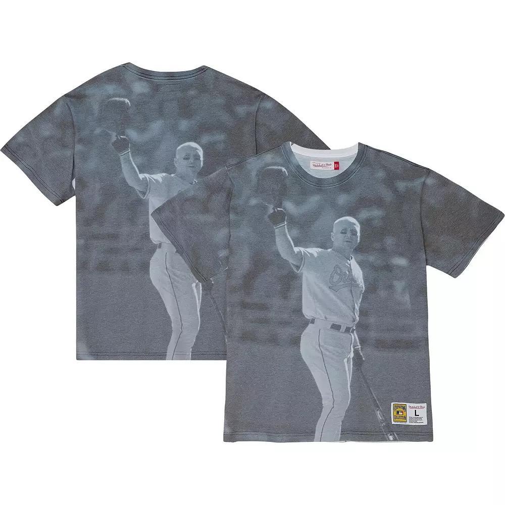 Men's Mitchell & Ness Cal Ripken Jr. Baltimore Orioles Cooperstown Collection Highlight Sublimated Player Graphic T-Shirt, Size: 2XL, White Product Image