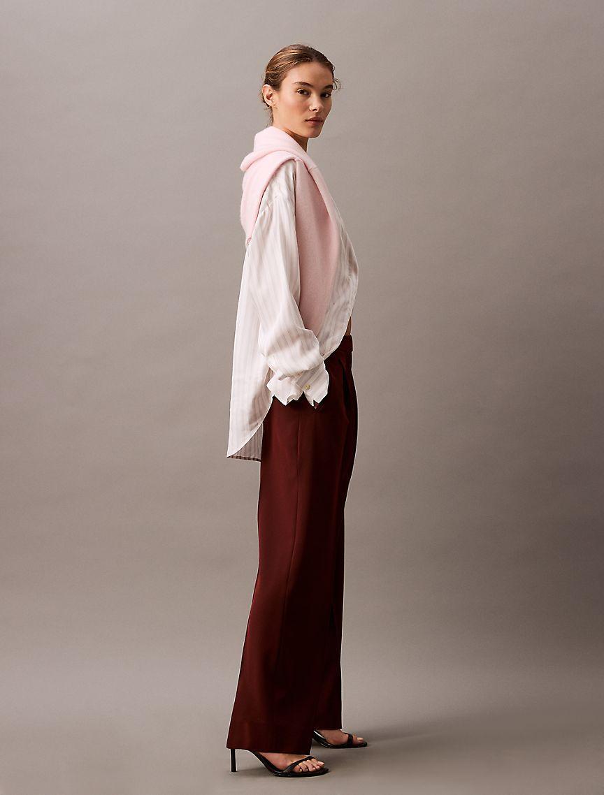 Soft Crepe Pleated Trouser Product Image