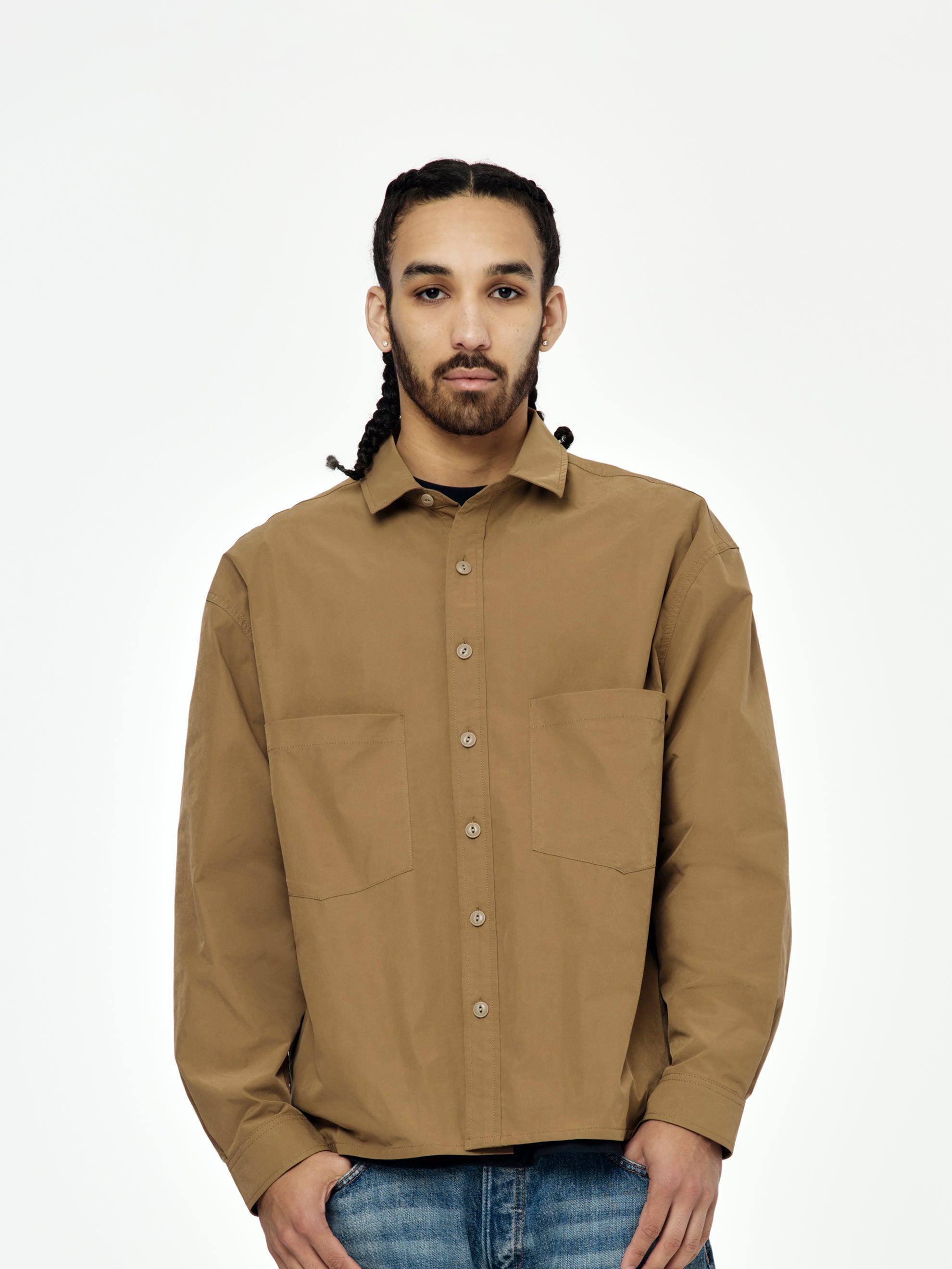 Strode L/S Shirt (Beige) Product Image