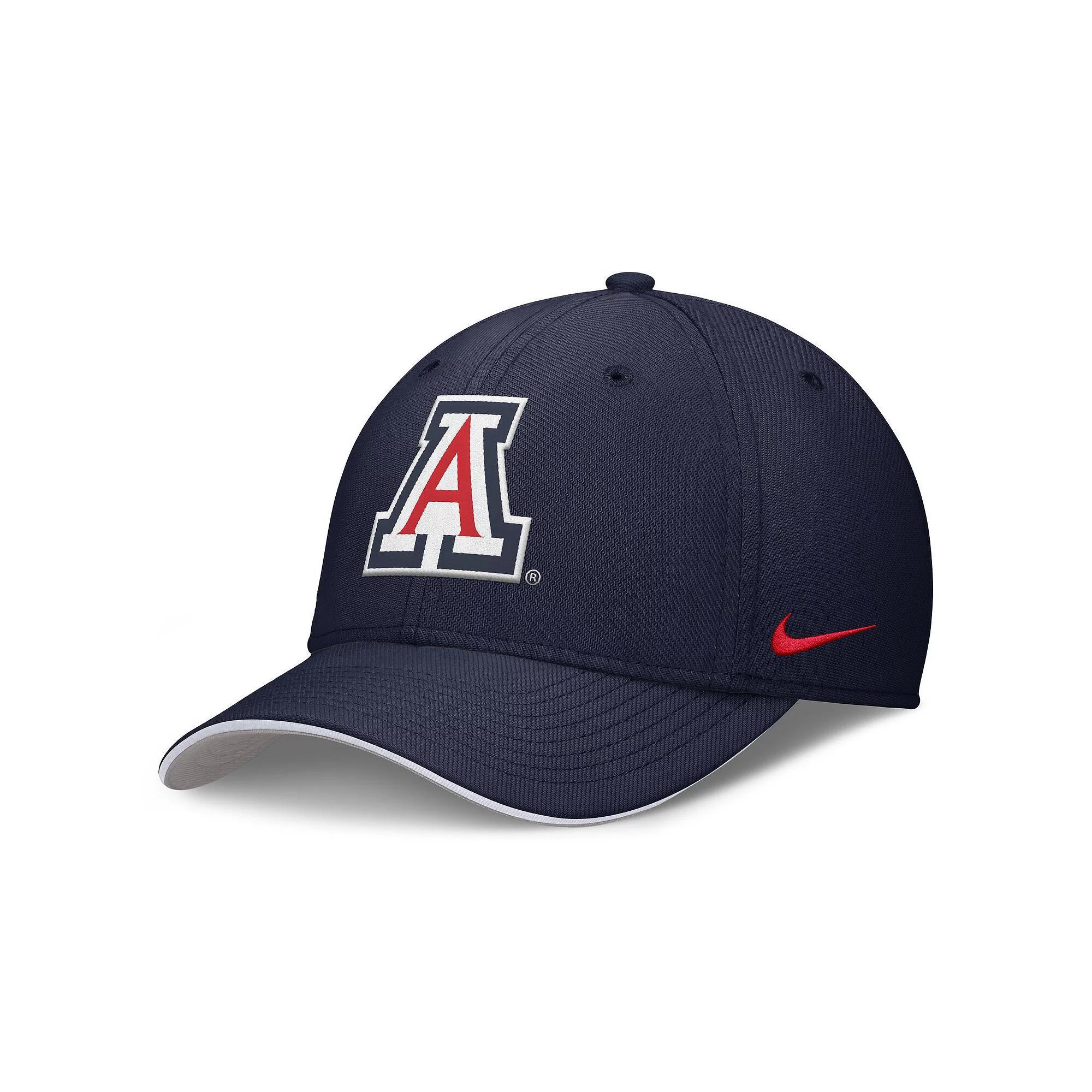 Men's Nike Navy Arizona Wildcats 2025 Dugout Coaches Rise Swoosh Performance Flex Hat, Size: Medium/Large, Blue Product Image