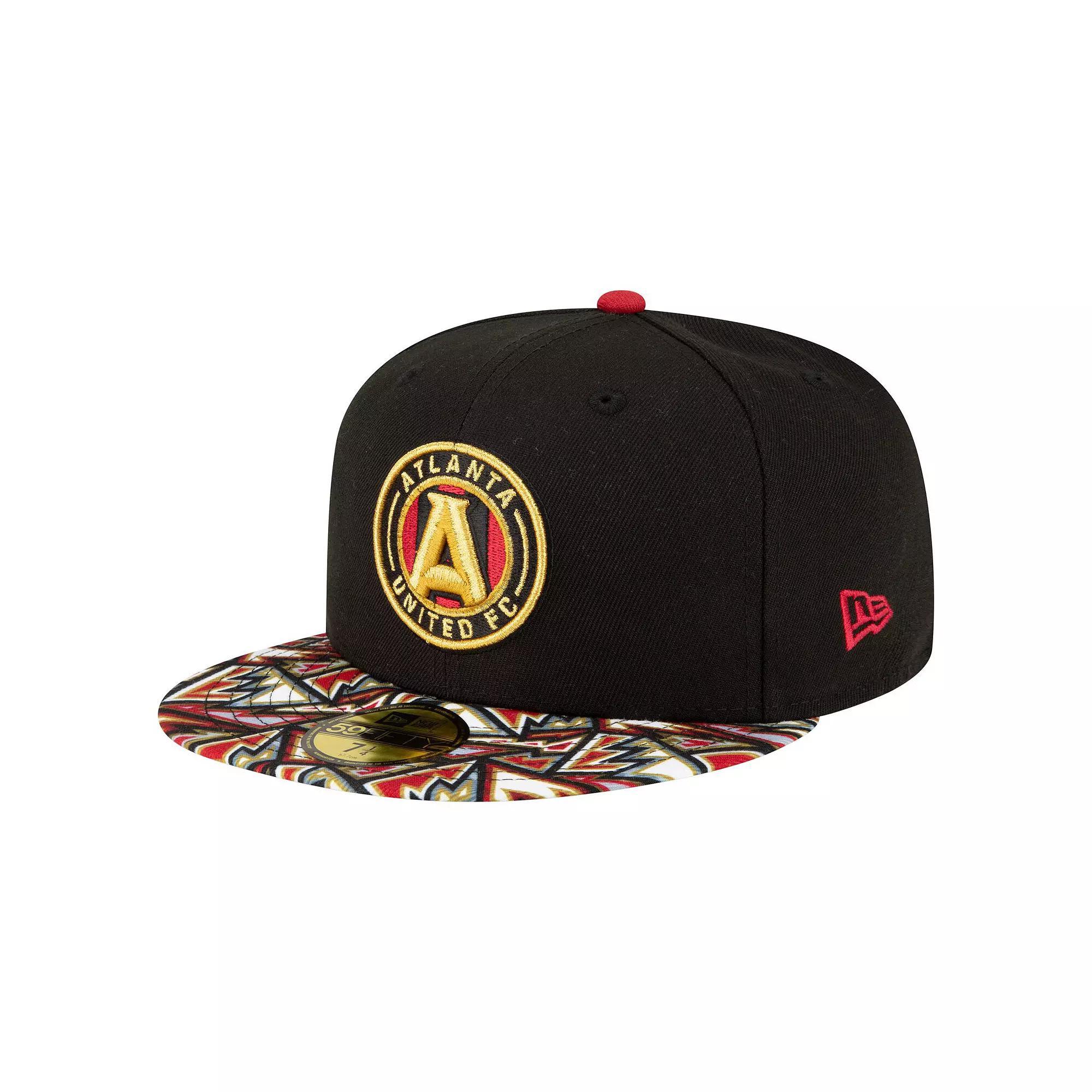 Men's New Era Black Atlanta United FC Element Tech Pack 59FIFTY Fitted Hat,  Product Image