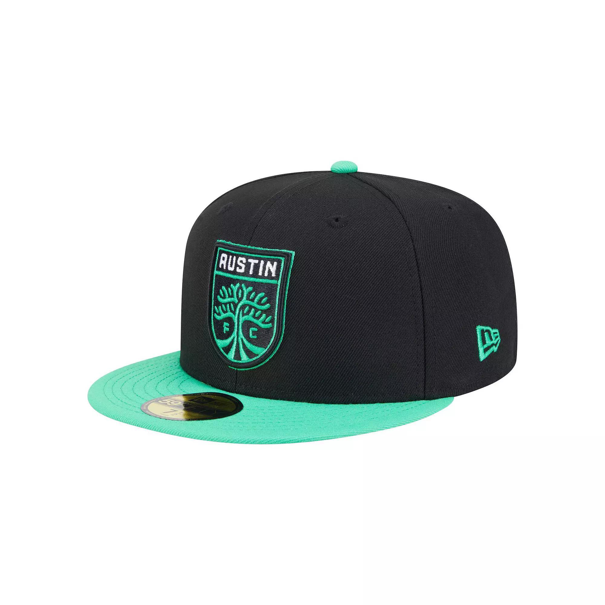 Men's New Era Black Austin FC 2025 Kickoff 59FIFTY Fitted Hat,  Product Image