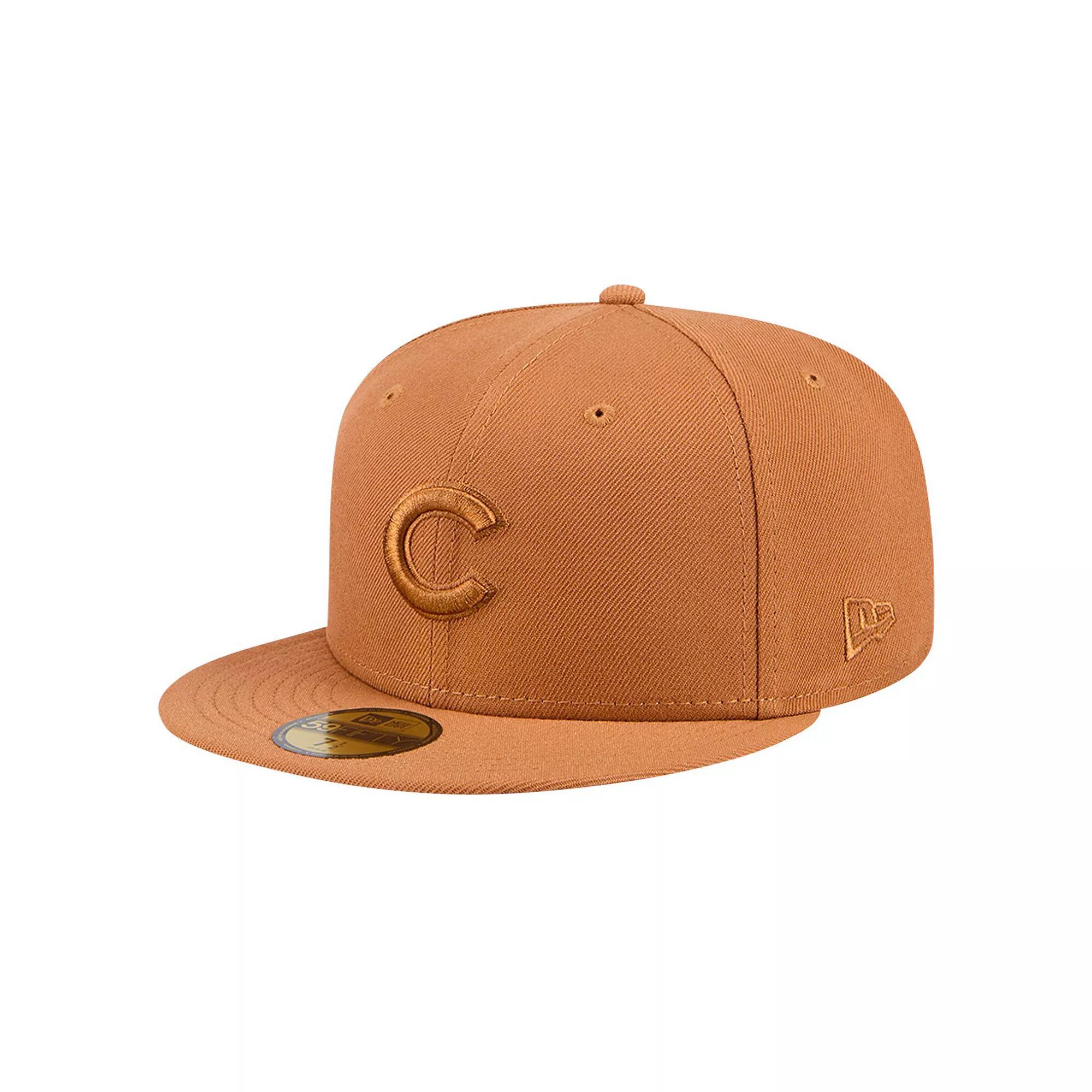 Men's New Era Brown Chicago Cubs Color Pack 59FIFTY Fitted Hat, Size: 7 5/8 Product Image